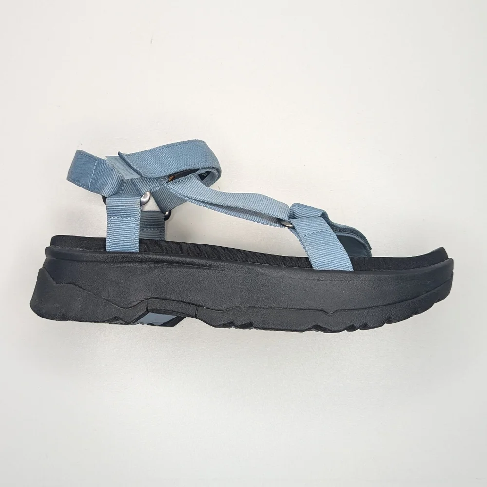 Teva Jadito Universal Sandals Comfort Easy Off/On Blue Black Velcro Size 10